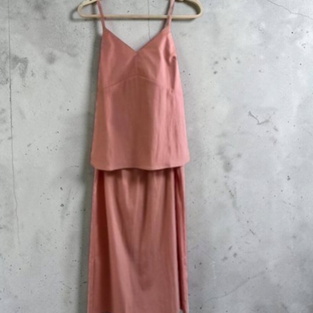 NWT 2-PC Subtle Pink Sleeveless Top and Skirt Set
